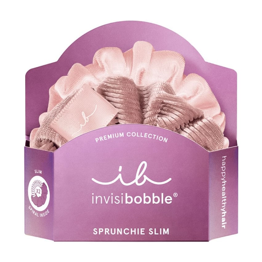 Резинка-браслет для волосся Invisibobble Sprunchie Slim La Vie En Rose, 2 шт